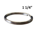 SPID-9240 1 1/4 inch split key ring on white background