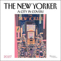 The New Yorker 2027 calendar cover with cityscape illustration and text.