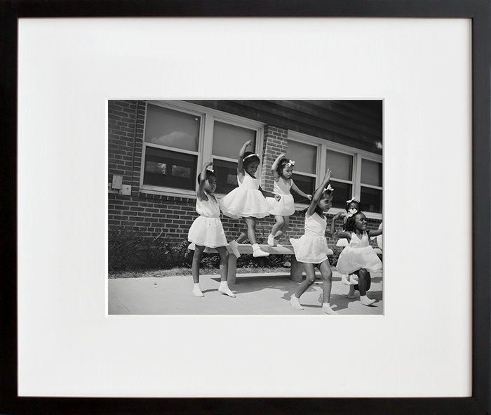A dance group: Frederick Douglass housing project