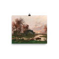 "A Landscape on the Pond" Art Print