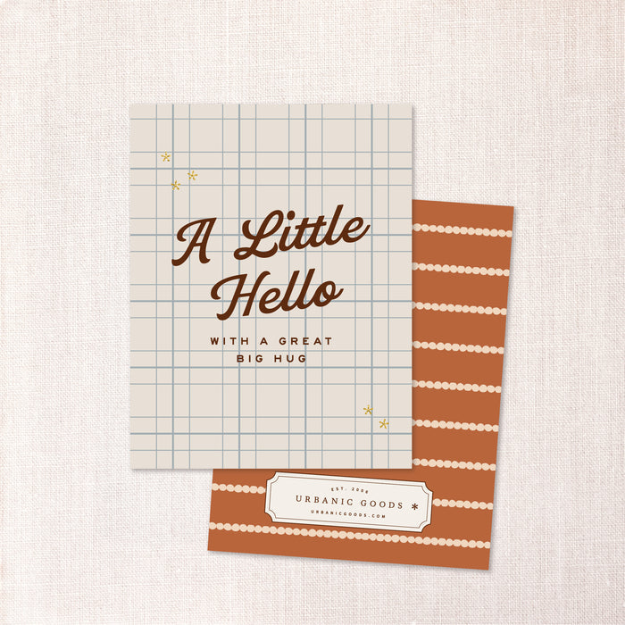 a little hello card
