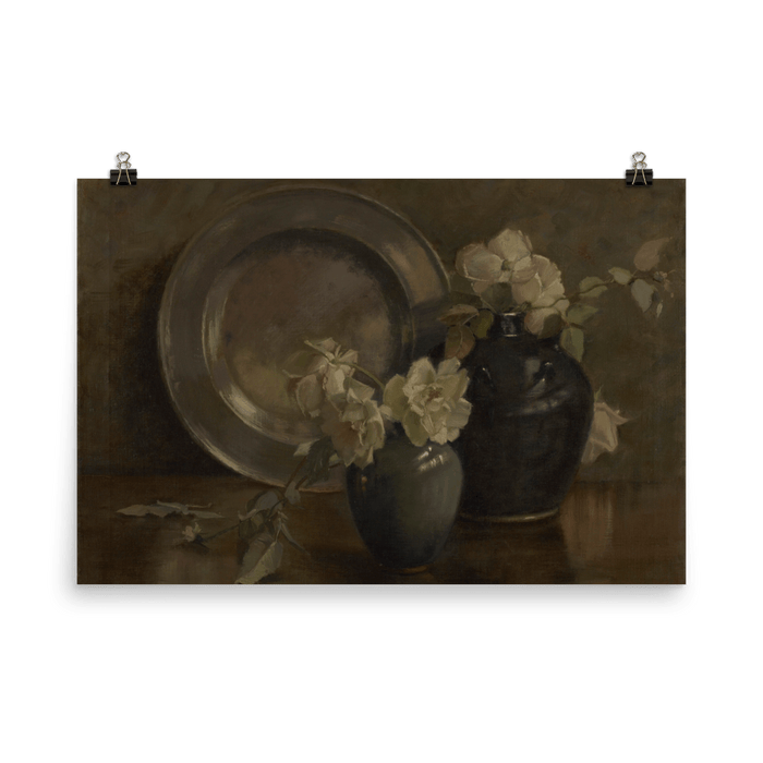 "A Study in Greys" Art Print - Lone Fox