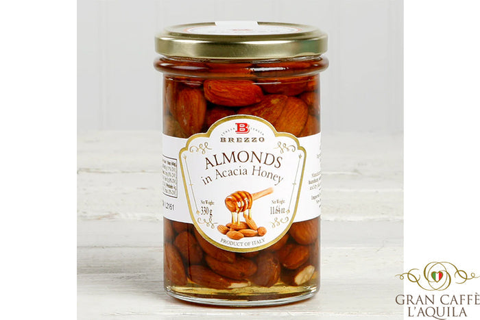 ALMONDS IN ACACIA HONEY - BREZZO (8.47oz/230g)