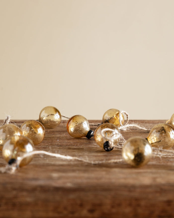 Amber Hand-Blown Glass Garland - Lone Fox