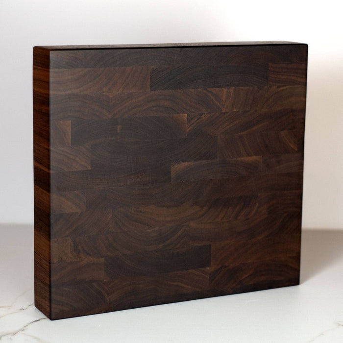 American Black Walnut End-Grain Butcher Block - Lone Fox