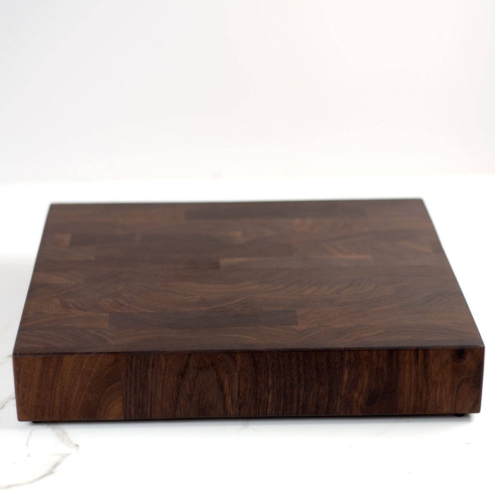 American Black Walnut End-Grain Butcher Block - Lone Fox