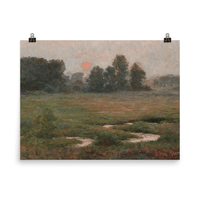 "An August Sunset" Art Print - Lone Fox