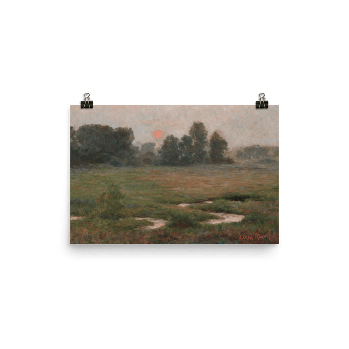 "An August Sunset" Art Print - Lone Fox