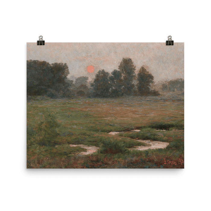 "An August Sunset" Art Print - Lone Fox