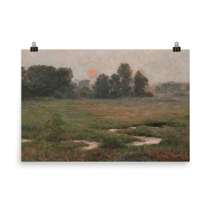 "An August Sunset" Art Print - Lone Fox