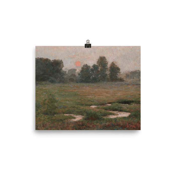 "An August Sunset" Art Print - Lone Fox