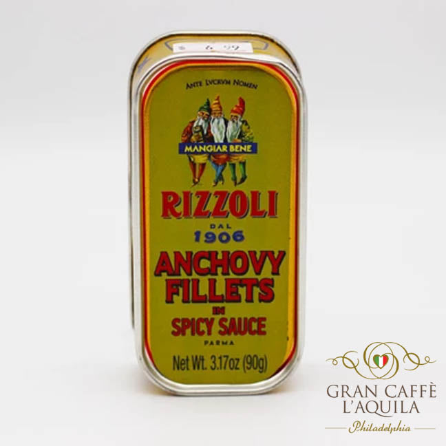 ANCHOVIES FILLETS IN SPICY SAUCE (FAMOUS RECIPE) 3.17 oz