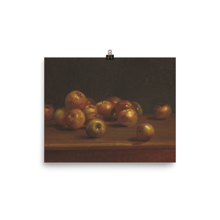 "Apples on a table" Art Print - Lone Fox