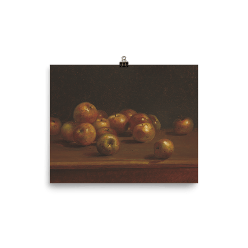 "Apples on a table" Art Print - Lone Fox