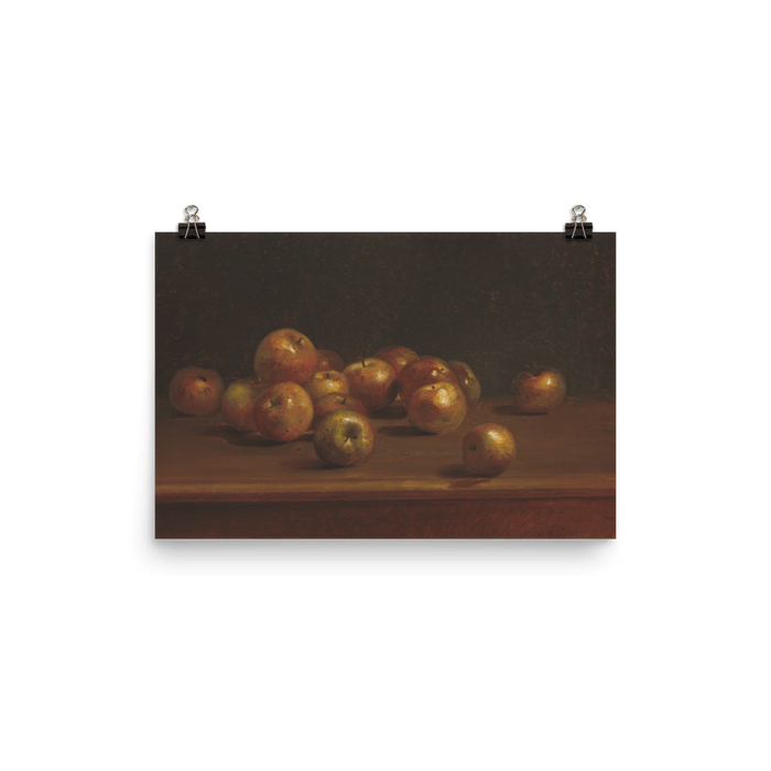 "Apples on a table" Art Print - Lone Fox