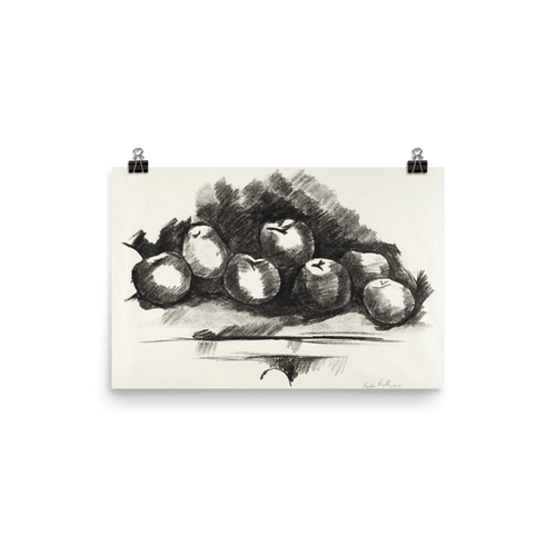 "Apples on Table" Art Print - Lone Fox
