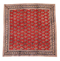 Artichoke Heart Kalamkari Cotton Handkercheif - Lone Fox