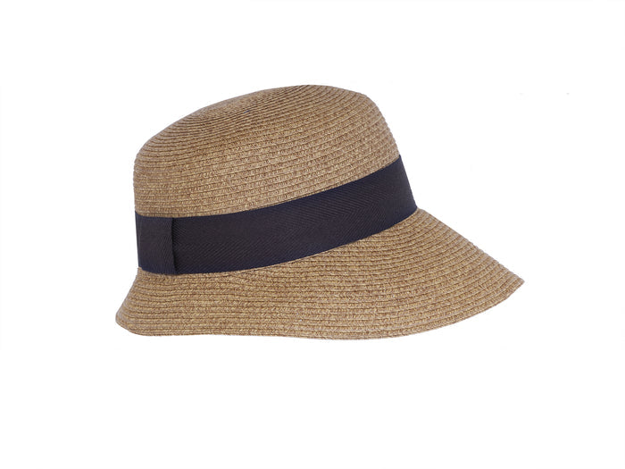 Asymmetrical Brim Cloche