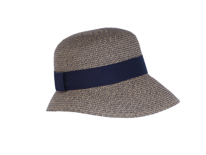 Asymmetrical Brim Cloche