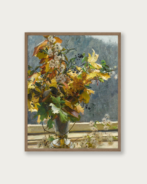 "Autumn Leaves" Art Print - Lone Fox