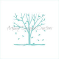Autumn Tree Stencil