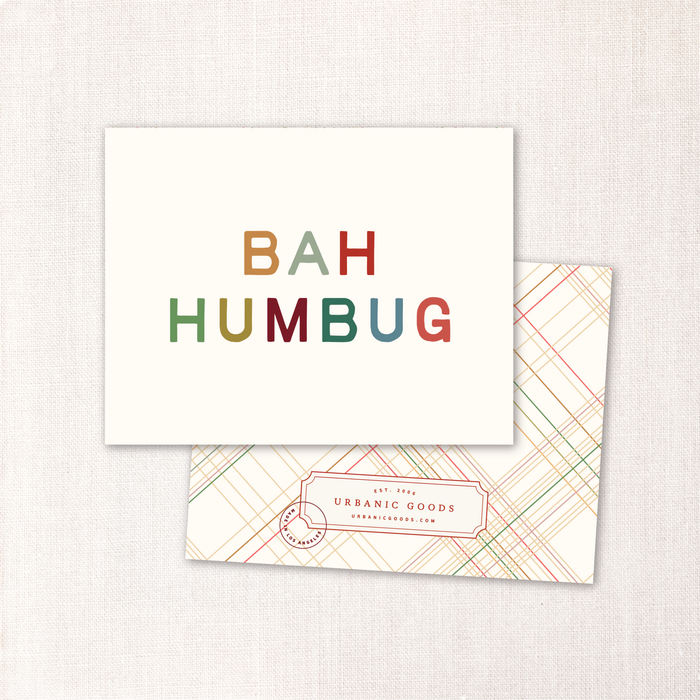 bah humbug card