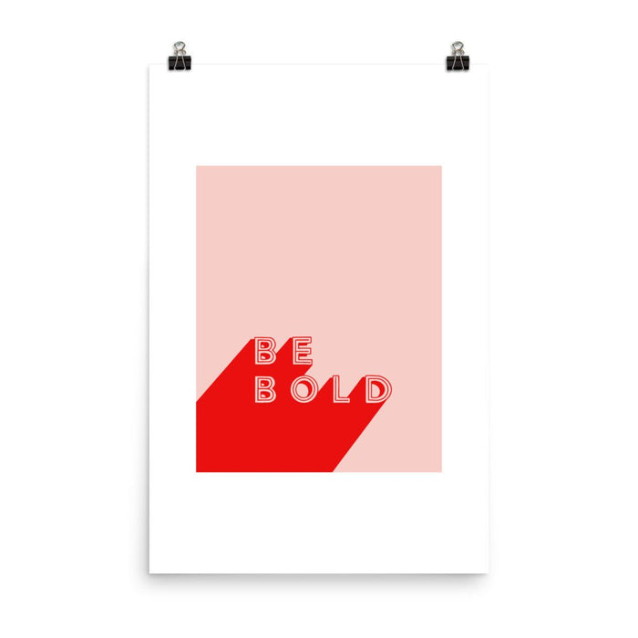 Be Bold Art Print - Lone Fox