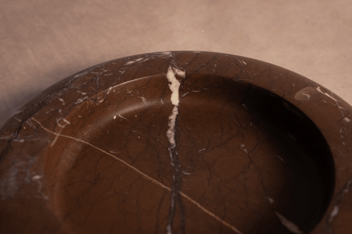 Bespoke Trinket Dish - Marina Pink Marble - Lone Fox