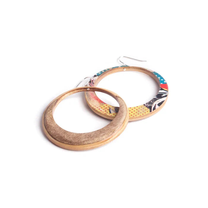 Big Bright Hoop Earrings