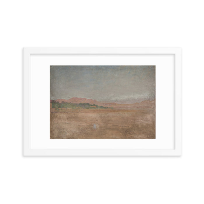 12″×18″ / Framed in White
