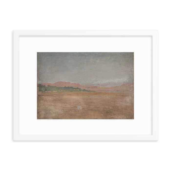 18″×24″ / Framed in White