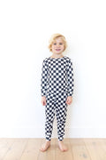 BLACK + WHITE CHECKER | LONG SLEEVE