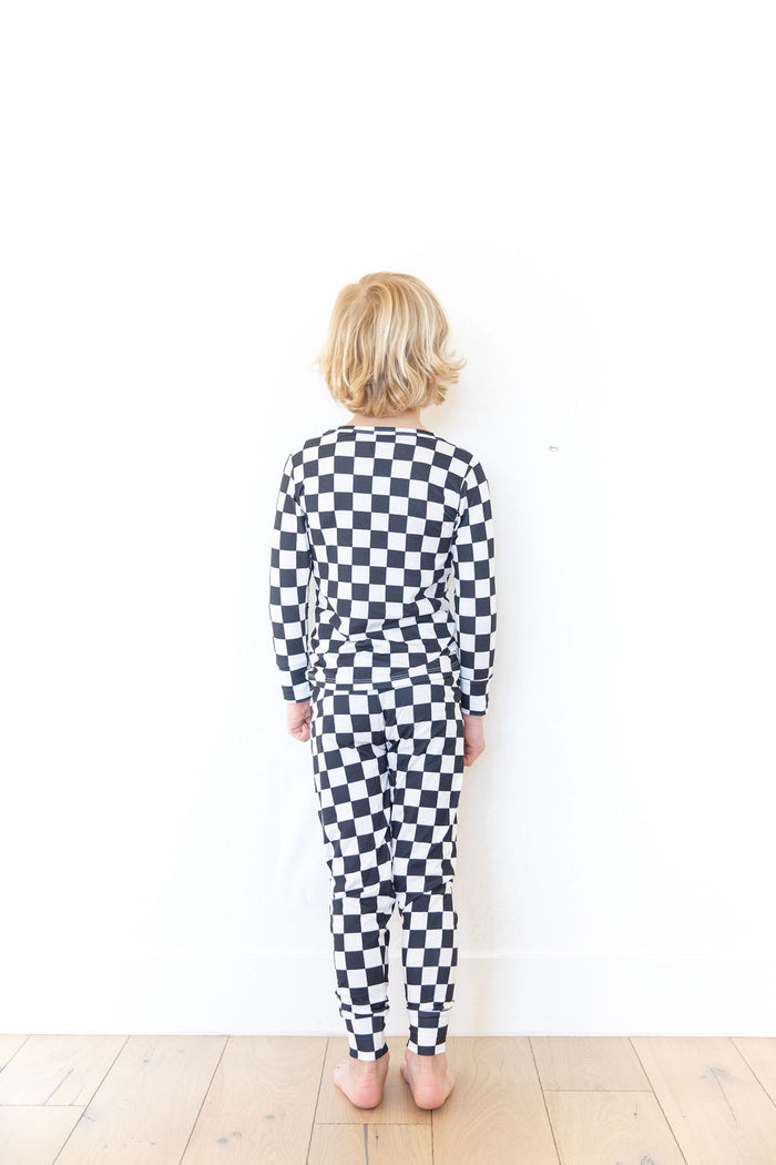 BLACK + WHITE CHECKER | LONG SLEEVE