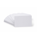 Stack of blank white CR80 composite PVC/PET ID cards