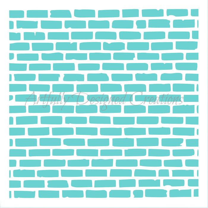 Blyss Brick Stencil