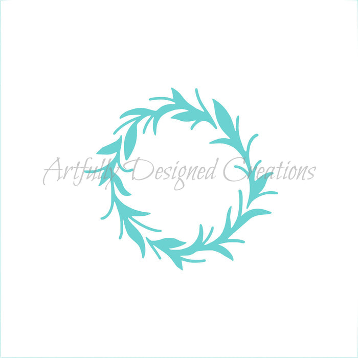 Blyss Farmhouse Wreath Stencil