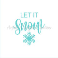 Blyss Let It Snow Stencil