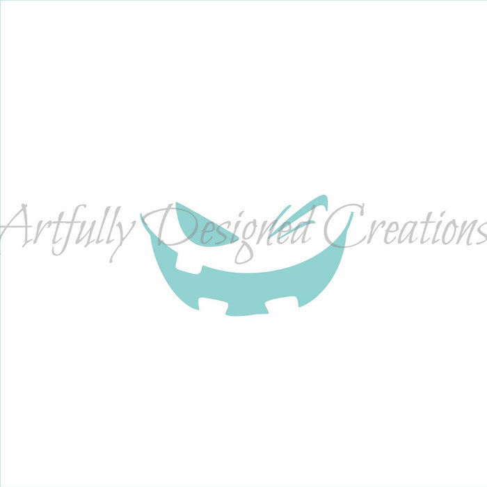 Blyss Pumpkin Bucket Face Stencil