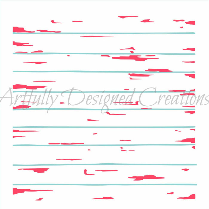 Blyss Shiplap Stencil 2 pc