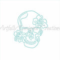 Blyss Skull Stencil