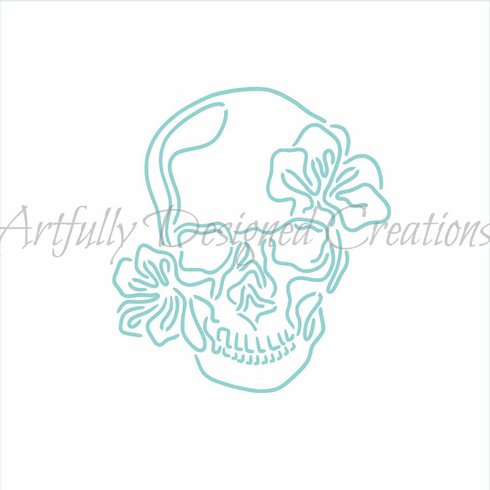 Blyss Skull Stencil