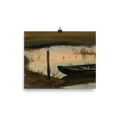 "Boat by the Shore" Art Print