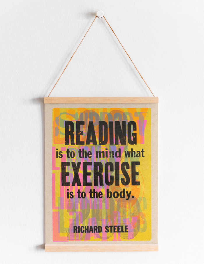 Bookish Letterpress by Kennedy Prints