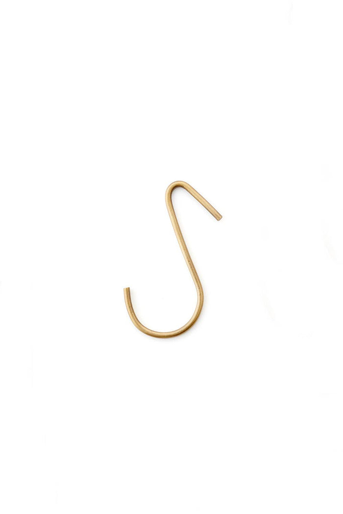 Brass J Hooks (Set of 6) - Lone Fox