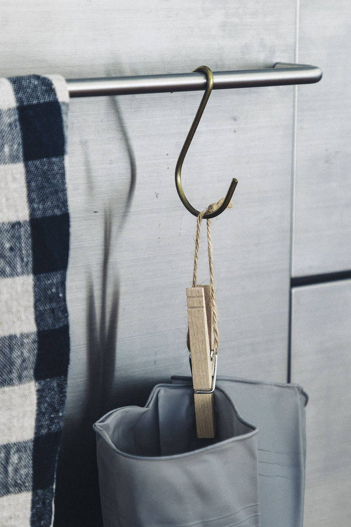 Brass J Hooks (Set of 6) - Lone Fox