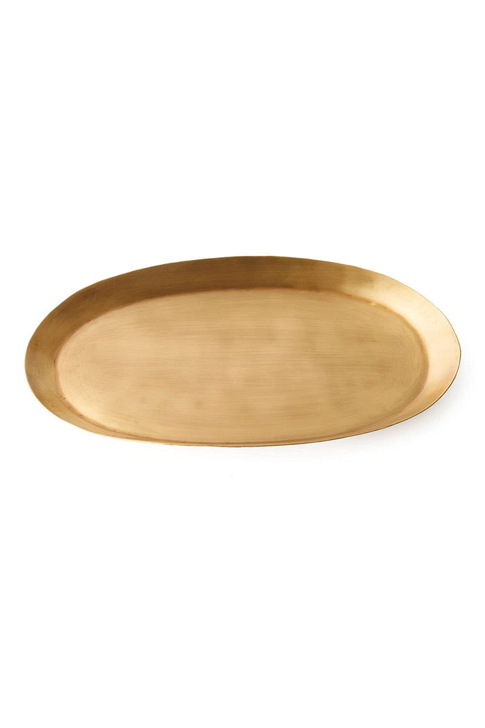 Brass Oval Tray - Medium - Lone Fox