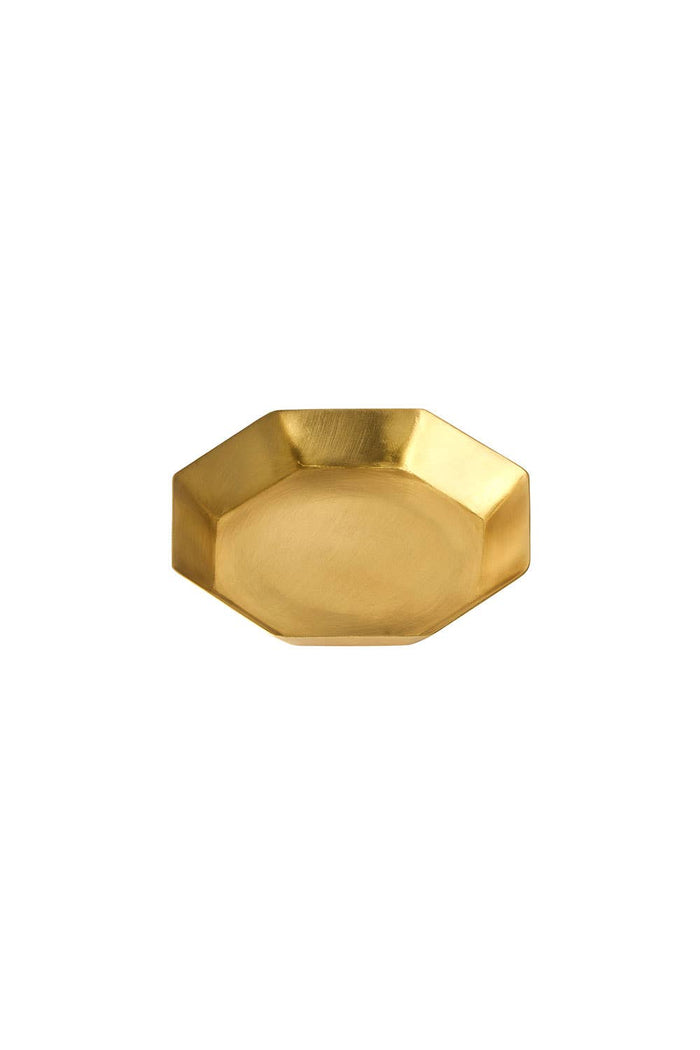 Brass Plate Octagon - Small - Lone Fox