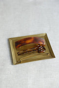 Brass Rectangle Plate - Lone Fox