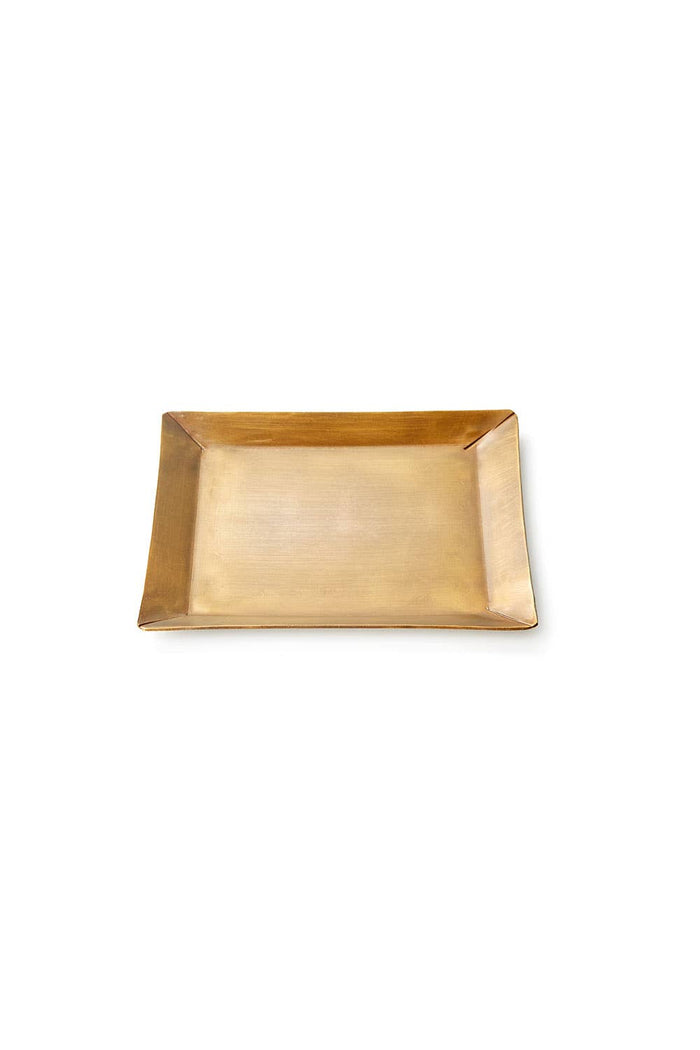 Brass Rectangle Plate - Lone Fox