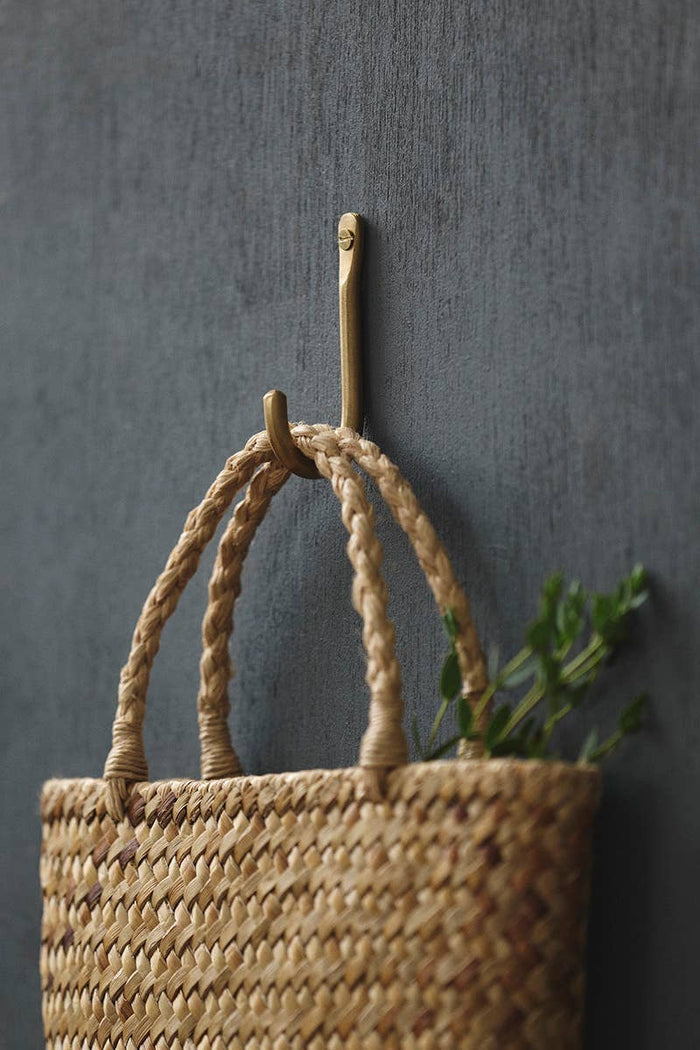 Brass Wall Single Hook - Lone Fox